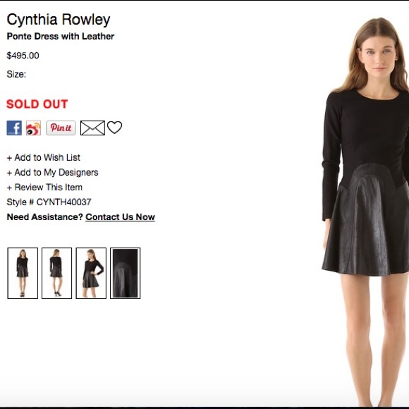 *SUDDEN SALE* New CYNTHIA ROWLEY Fall '12 dress