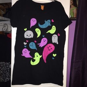 black ghost tee