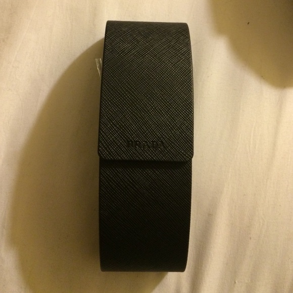 Prada leather sunglass case