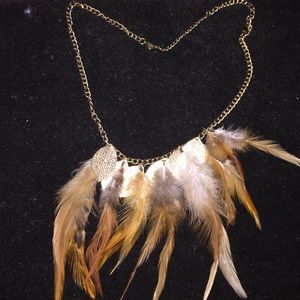 Feather necklace