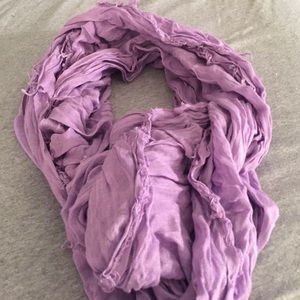 Purple spring scarf