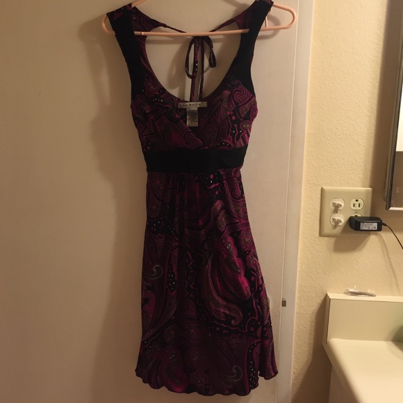 Red and Black dress