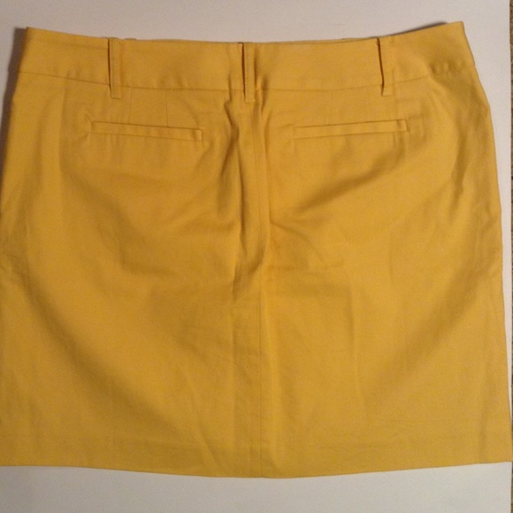 Loft Mustard Skirt - Picture 2 of 3