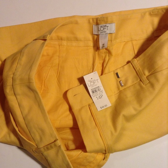 Loft Mustard Skirt - Picture 3 of 3