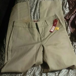 Merona size 10 NWT business pant khaki tan