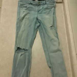 Boyfriend White Wash Hollister Jeans