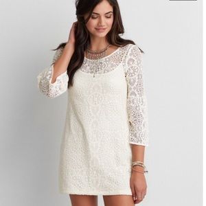 American Eagle bell sleeve lace dress