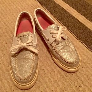 sparkly sperrys