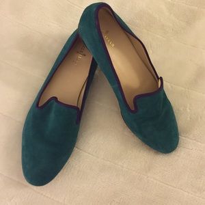 Teal Loafers