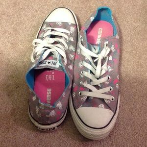 Converse Heart Graffiti Print All Stars