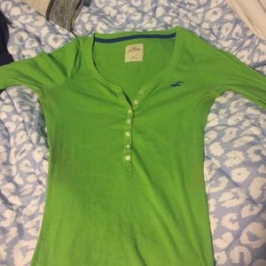 Green Holister long sleeve