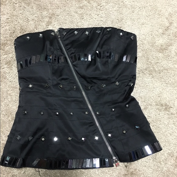 Black Bebe corset