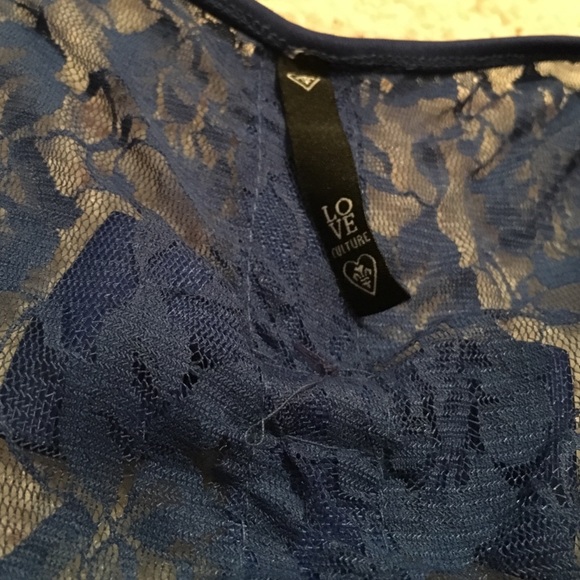 Blue peplum with bows on the back - Picture 3 of 3