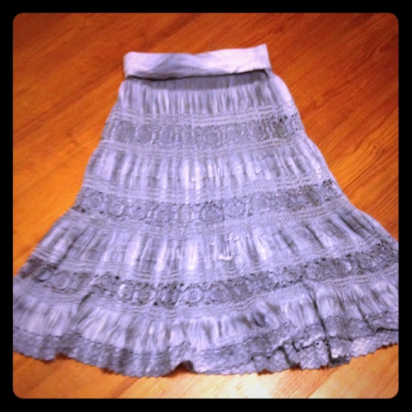 Blue Denim Skirt