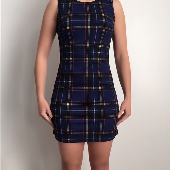 Chic Office Dress/Navy Blue