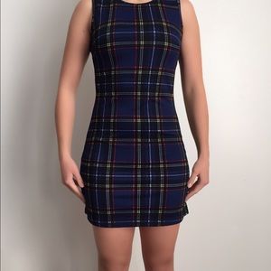 Chic Office Dress/Navy Blue