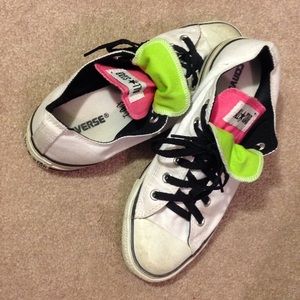 Double tongue Converse All Stars