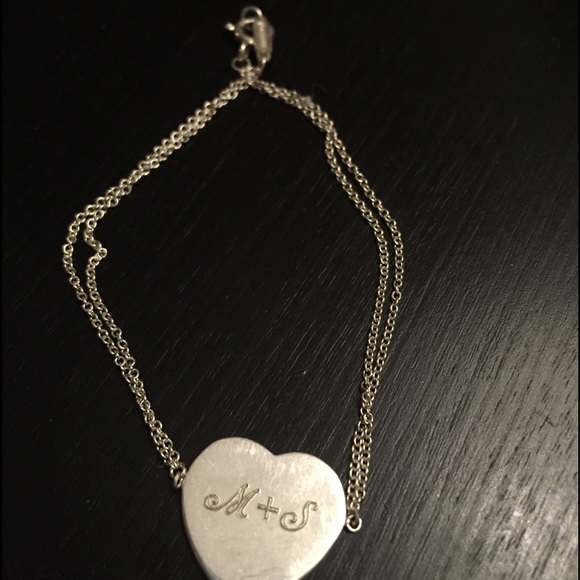 Delicate Tiffany & Co heart shaped bracelet