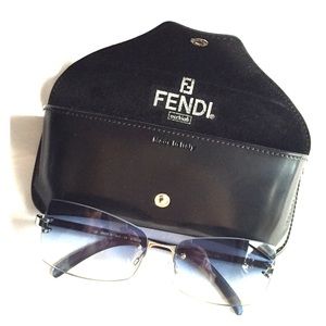 Retro Fendi Sunglasses with Original Case