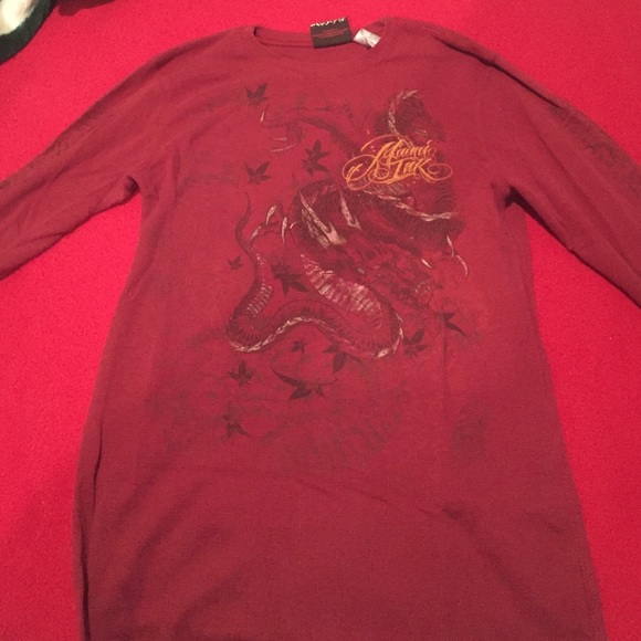 Miami ink long sleeve shirt with dragon logo