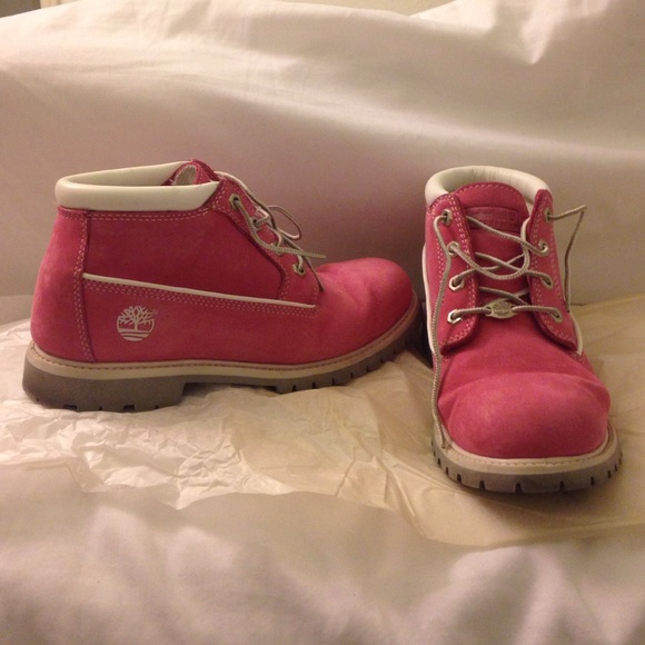 Pink Nellie Timberland boots!