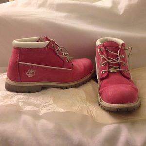 Pink Nellie Timberland boots!
