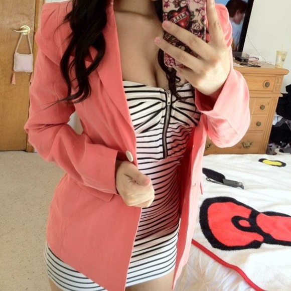 Peachy blazer