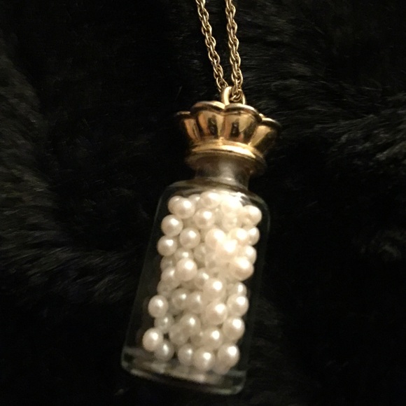 Pearl of Wisdom Bottle Necklace by Avon