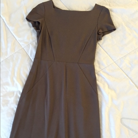 Dark tan colored stretch dress