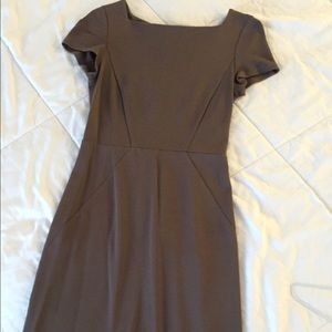 Dark tan colored stretch dress