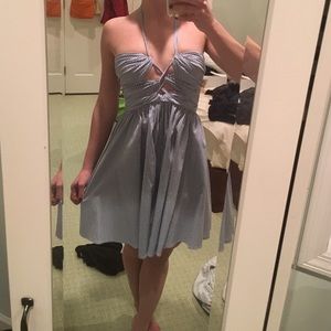 Juicy couture sundress striped tie halter