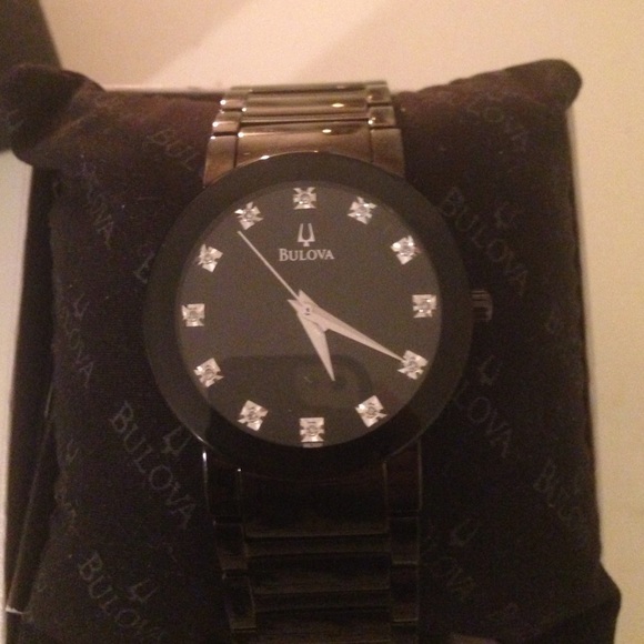 BEAUTIFUL Bulova Genuine Diamond Watch