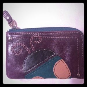 Fossil change purse wallet lady bug
