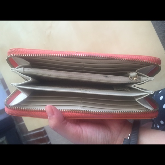 kate spade Handbags - Kate Spade orange wallet neon