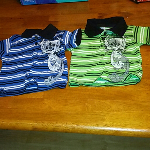 Bundle of 2 polo style shirts