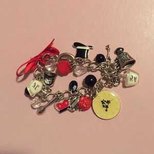 Adorable Alicia and wonderland charm bracelet