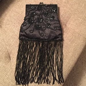 (5/$25, 3/$18) Blacked Beaded Purse