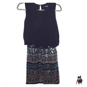 Mini sequin party dress