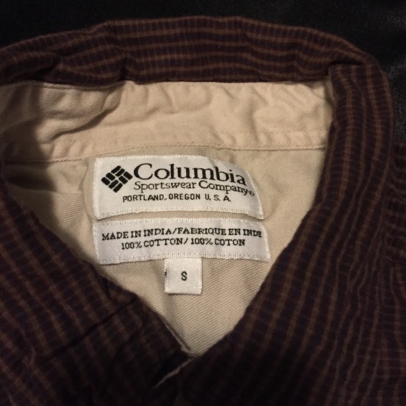 Mens Columbia button up