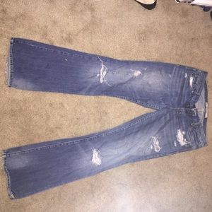 Abercrombie and Fitch distress jeans