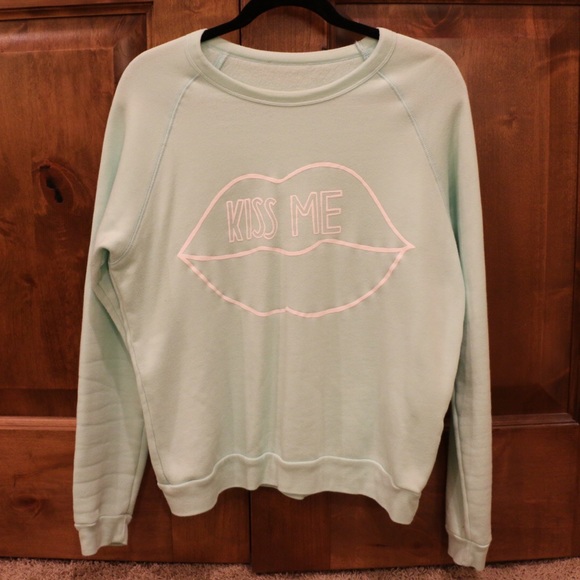Topshop "Kiss Me" Sweatshirt