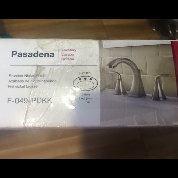 Price Pfister Pasadena Brushed Nickel sink - Picture 2 of 4