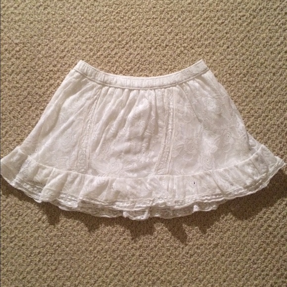 White Lace Skirt