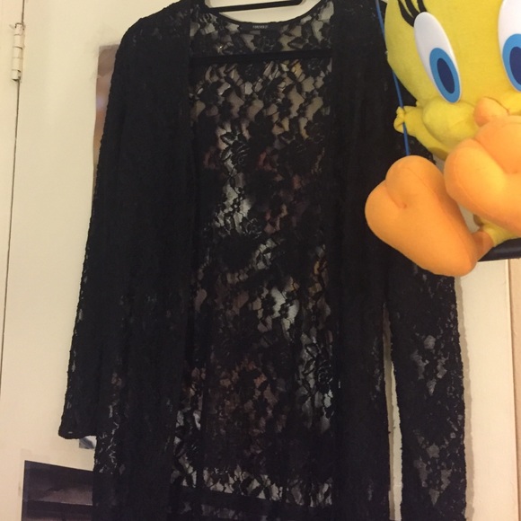 Maxi Lace Cardigan