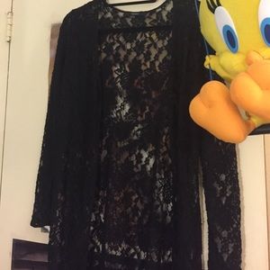 Maxi Lace Cardigan