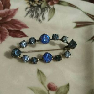 Blue brooch
