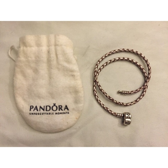 ✨SOLD✨ Authentic, Pandora Leather Bracelet