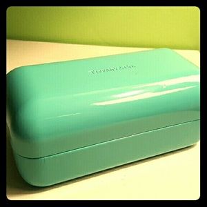 Tiffany sunglasses box and cleaning cloth