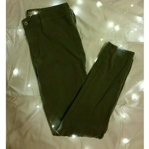 American Eagle Olive Green Jeggings