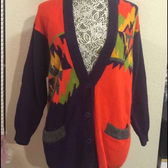 Fresh Prince/Cosby vintage cardigan 90s 80s